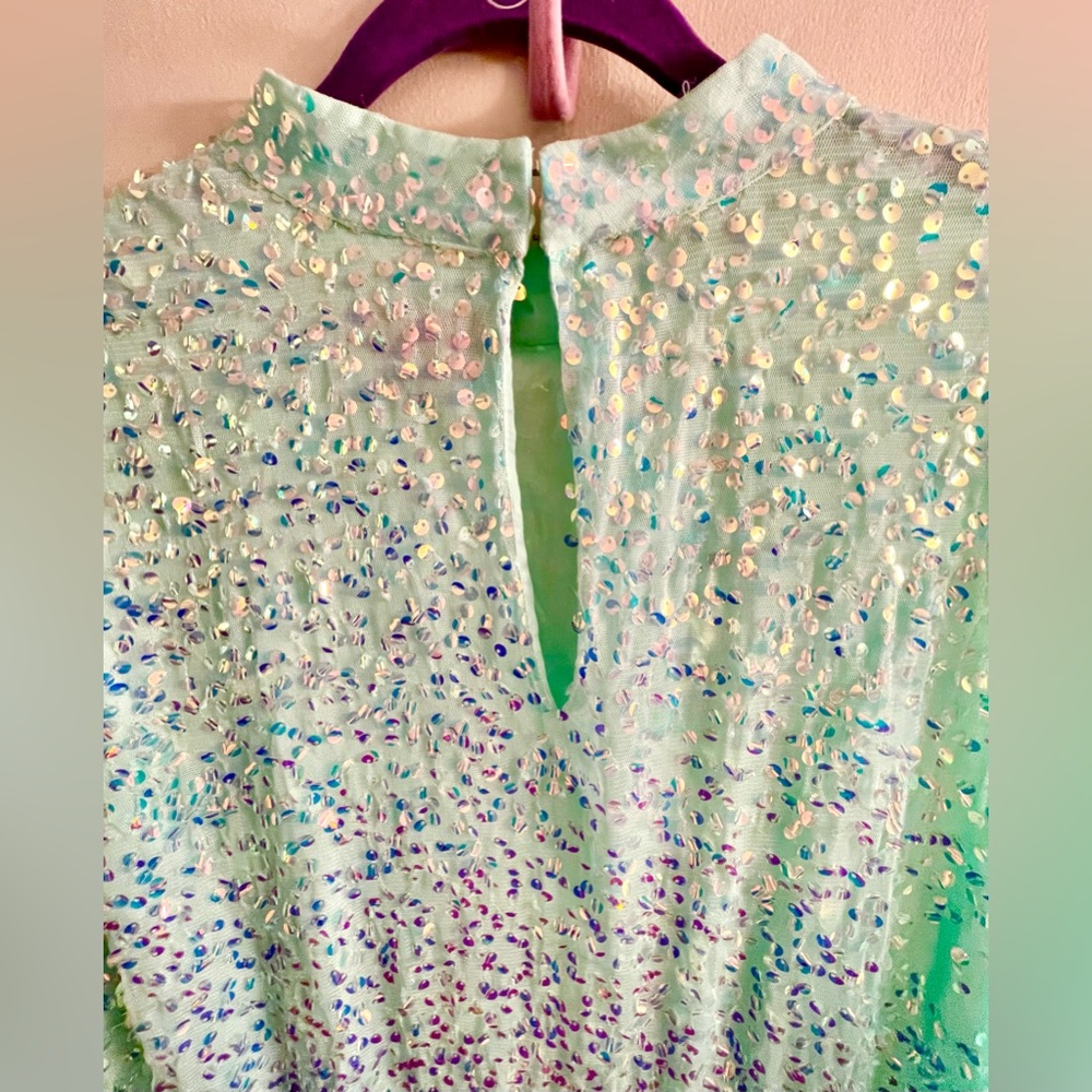 Anthropologie BHANUNI BY JYOTI Sequin Siren Maxi Dress SIZE 1X Great Condition - Picture 8 of 16